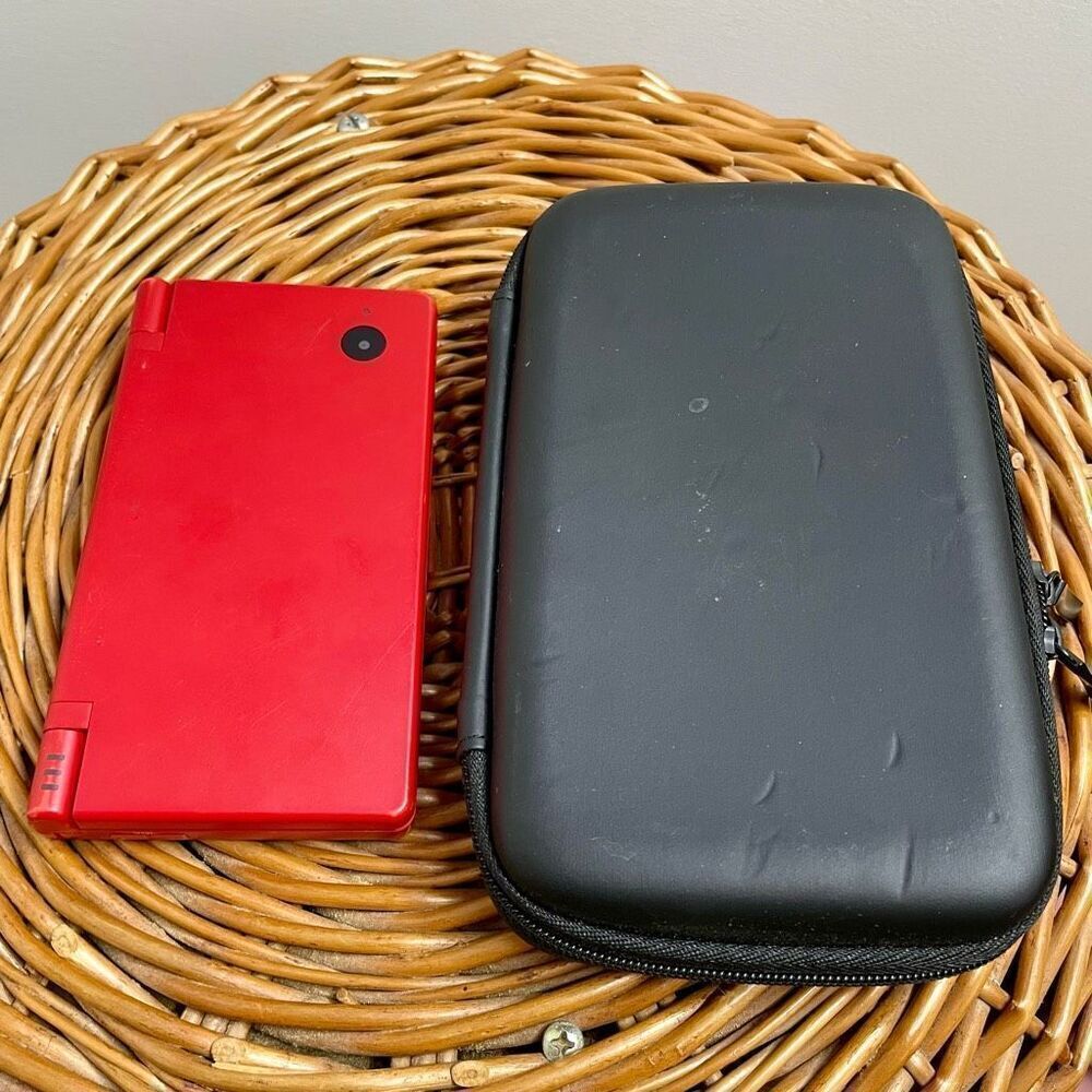 Nintendo DS Red Handheld Console System W/ Case CYR-001 US Tested, Works - Picture 6 of 8